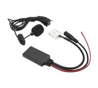 Fabater Adaptateur de Câble Auxiliaire de Voiture, Câble de Streaming de Musique Bluetooth 12 Broches, Récepteur Audio Bluetooth avec Microphone pour C2 C3 C4 C6 C8 207 307 308 407 607 807 1007 4007