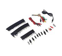 Fabater Adaptateur Universel de Chargeur d'alimentation pour Ordinateur Portable, Ensemble de 58 Pièces, Kit de Prise d'alimentation CC pour Dell, Réglable 12V-24V avec étui de Rangement