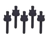 Fabater Adorable Clamp/Holder de Marque-Page en Forme de Chat, Gardien de Page de Livre en Silicone Souple pour Blocs-notes, Lot de 5