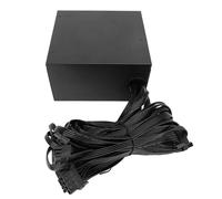 Fabater Alimentation D'ordinateur ATX 700 W, Bloc d'alimentation de Jeu à Courant élevé pour Plates-Formes Double Cœur avec Finition en Noire