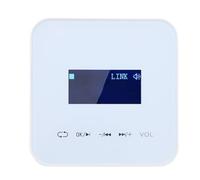 Fabater Amplificateur de Musique Mural Bluetooth 5.0 avec Télécommande pour Une Lecture de Musique sans Effort (White)