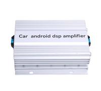 Fabater Amplificateur de Voiture DSP à 4 Canaux de B pour Caisson de Basses, Entrée Haut Niveau en Alliage d'aluminium 4 X 60 W, Amplificateur de Système Audio de Voiture Compact avec