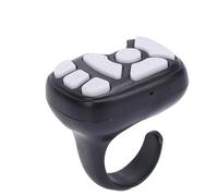 Fabater Anneau de Défilement, Tourne-Page de Télécommande sans Fil, Contrôleur Rechargeable pour Application Téléphonique, Anneau de Télécommande sans Fil, Longue Distance de Contrôle (Black)