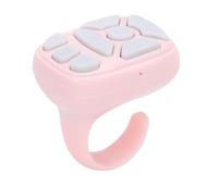 Fabater Anneau de Défilement, Tourne-Page de Télécommande sans Fil, Contrôleur Rechargeable pour Application Téléphonique, Anneau de Télécommande sans Fil, Longue Distance de Contrôle (Pink)