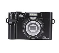 Fabater Appareil Photo Numérique 4K Compact pour Les Voyages, Zoom Optique 12X, Résolution 75 MP avec Mise au Point Automatique et Partage WiFi