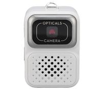 Fabater Appareil Photo Numérique Porte-clés, Enregistreur Vidéo 480P 2MP, Appareil Photo de Voyage Portable, écran HD de 0,96 Pouces, Autonomie de Batterie de 150 Minutes (White)