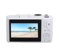 Fabater Appareil Photo sans Miroir 5K Ultra HD avec Zoom 18X et Stabilisation Multiple pour Capturer des Sujets éloignés de Style Vintage (White)