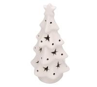 Fabater Arbre de Noël en Céramique à Piles, Décor D'ambiance de Noël Brillant de qualité Supérieure pour Esprit Festif (Étoile 17,9x9cm / 7,0x3,5 Pouces)