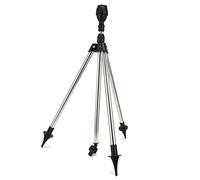 Fabater Arroseur Automatique Rotatif à 360° avec Trépied Réglable pour l'irrigation du Jardin, Acier Inoxydable Antirouille, Arroseur de Pelouse à économie d'eau, Couverture de 30 à 360 Degrés, 56