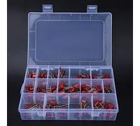Fabater Assortiment de Condensateurs à Film Polypropylène CBB 180 Pièces, 10nF 400V à 68nF 630V, Kit de Condensateur électronique 15 Valeurs avec Boîte en Plastique