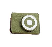 Fabater Base de Caméra pour GR3 GR4, Base de Caméra en Cuir avec Fermetures Magnétiques, Housse pour Caméras à Bandoulière, étui de Transport de Protection avec Bandoulière (Green)