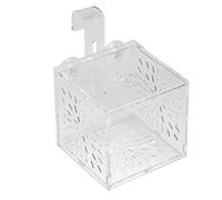 Fabater Boîte d'élevage de Poissons Non Toxiques de Conception d'aspiration, boîtes d'éclosion d'aquarium écologiques suspendues, pour bébé Poissons bébé(10CM*10CM*10CM)