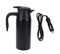 Fabater Bouilloire électrique de Voiture 12 V 24 V, Bouilloire de Voiture 800 Ml pour Voyage, Chaudière à Eau Chaude Portable en Acier Inoxydable 304 pour Voyage Camping Plein Air