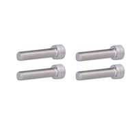 Fabater Boulons Hexagonaux en Acier Inoxydable, Attaches Résistantes à la Corrosion pour L'industrie du Génie Mécanique, 4 Pièces M10X45 (M10*45)