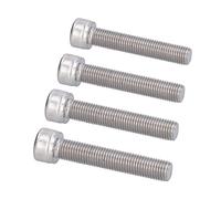 Fabater Boulons Hexagonaux en Acier Inoxydable, Attaches Résistantes à la Corrosion pour L'industrie du Génie Mécanique, 4 Pièces M10X45 (M10*55)