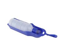 Fabater Bouteille d'eau Portable pour Chien de Voyage, 250 ML 500 ML, | Distributeur d\'hydratation avec plateau, se plie en bol, pour promenades, randonnées, plage, camping, rose rouge bleu