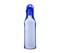 Fabater Bouteille d'eau Portable pour Chien de Voyage, 250 ML 500 ML, | Distributeur d\'hydratation avec plateau, se plie en bol, pour promenades, randonnées, plage, camping, rose rouge bleu