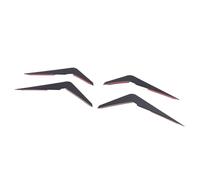 Fabater Bumper Avant-air côté pour L'absorption de L'insert de Ventilation -Trim Amélioration élégante de la stabilité et du Kilométrage pour X5 G05 LCI M Sport 2023+, 4PCS (noir brillant)