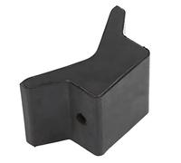 Fabater Butée d'arc Universelle en Caoutchouc Noir de 4 Pouces pour Remorques de Bateaux |Bloc V Professionnel pour Caravanes de Yachts - Protection Durable, Antirouille et Facile à Installer