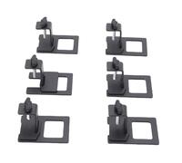 Fabater Butée de Glissière de Matelas, Support de Matelas 6 Pièces Barre de Retenue en Acier de Pince de Matelas Antidérapante avec Vis de Réglage pour Cadre de Lit en Métal, Empêche Le