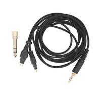 Fabater Câble, Cordon Auxiliaire Jack 6,6 Pieds, Câble de Remplacement pour Casque avec Prise 3,5 Mm,35 Mm pour HD580 HD600 HD650 HD660S HD6XX HD535 HD545 HD565 HD265