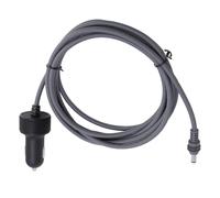Fabater Câble d'alimentation de Voiture DC Résistant à l'eau 10 Pieds 12V-24V 18AWG adapté pour Mini Antenne Parabolique RV Voiture Camion Bateau Gris