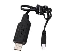 Fabater Câble de Chargeur USB de Voiture RC Chargeant Efficacement pour Les Modèles SCY 16101 16102 16103 16201 16106 16101PRO 16102PRO 16103PRO 18101 18103 Cordon de Charge Portable Léger pour Les