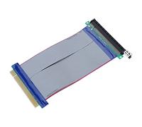 Fabater Câble d'Extension Plat et Souple PCI-E 16X, 19CM, Extension de Carte Riser pour Serveur 1U 2U, Petit Châssis, Adaptateur Haute Vitesse