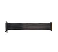 Fabater Câble Riser, Câble D'extension Flexible pour Carte Graphique PCIE 4.0 X16, Ruban D'extension GPU Express Haute Vitesse, Compatible avec RX6900XT, RX6800XT, RTX3090ti, 180 Degrés (45cm)