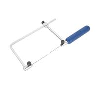 Fabater Cadre de Scie Réglable en Forme de U avec 6 Lames de Scie Spirale pour la Fabrication de Bijoux, le Travail du Bois, la Coupe du Métal, les Outils d'artisanat, Longueur de Lame de 3 à 15