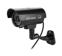 Fabater Caméra de sécurité Factice LED Rouge Clignotante, Faux Moniteur de Vidéosurveillance Extérieur Intérieur sans Fil Antivol 3 à 6 Mois d'autonomie de la Batterie étanche Dissuasion