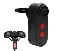 Fabater Caméra de Vélo, Caméra de Recul HD 1080P avec Feu Arrière, Grand Angle de 140 Degrés, étanche IPX6, Batterie 5000 MAh, Enregistrement en Boucle,Contrôle par Application WiFi (64G)