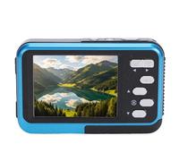 Fabater Caméra étanche Compacte 48MP Autofocus Double écran pour Les Réunions de Famille et Les Parcs Aquatiques avec Une capacité étanche de 11,5 Pieds (Blue)