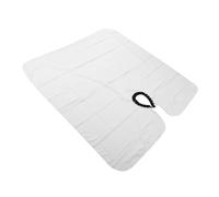 Fabater Cape de Barbier, Fermeture à Pression Réglable Imperméable au Cou, Tablier de Coiffure, Cape de Coupe de Cheveux en Polyester Lisse pour un Usage Domestique en Salon avec Boucle en Métal