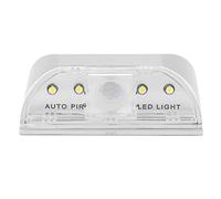 Fabater Capteur Infrarouge LED en Forme de Trou de Serrure, Détection du Corps Humain pour Serrure de Porte, Veilleuse PIR sans Fil pour la Maison, Le Salon, Lampe d'armoire Marche/arrêt Automatique,