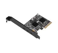 Fabater Carte D'extension 3 Ports PCIe vers USB 3.0, Adaptateur de Contrôleur Hub PCIe USB3 pour Ordinateur de Bureau, 1 USB et 2 Types C, Prise en Charge Vidéo DisplayPort 4K