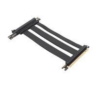 Fabater Carte D'extension Flexible PCI E 4.0 X16 pour Câble D'extension GPU Haute Vitesse pour Plates-Formes de Jeu et Applications IA Noir (15 cm)