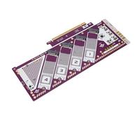 Fabater Carte D'extension PCIe 5.0 X16 vers NVMe M.2 SSD, Vitesse de Transfert de 512 Gbit/s avec PCB plaqué Or, Prend en Charge OS X,pour Le Montage Vidéo,la Conception Graphique