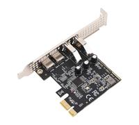 Fabater Carte D'extension PCIe vers USB 3.0, 2 Ports de Type C et 2 Ports USB 3.0, Transfert de Données 5 Gbit/s, avec Puce D720201, pour PC de Bureau OS X, Plug and Play