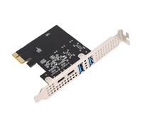 Fabater Carte d'extension PCIe vers USB 3.0, Transfert de Données 5 Gbit/s avec Puce D720201, 2 Ports de Type C et 2 Ports USB 3.0 pour Ordinateur de Bureau