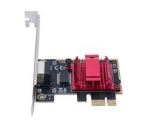 Fabater Carte Ethernet PCIe 2,5 G Haute Vitesse, Adaptateur Gigabit 10 100 1000 M pour Wins7 8 10 11, connectivité Rapide pour PC Industriels et Systèmes Embarqués