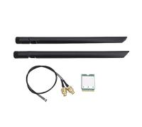 Fabater Carte Fil WiFi 7 M.2, Compacte, Triple Bande, Performances Rapides, pour Ordinateurs Portables 11, Double Antenne 5.8Gbps