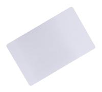 Fabater Cartes de Visite en Métal gravé en Métal gravé au Exquis, 50pcs 5 Couleurs pour les Professionnels (Couleur argentée)