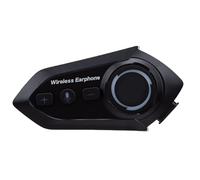 Fabater Casque Bluetooth pour Moto, Haut-parleurs Bluetooth 5.4 pour Casque de Moto, Système de Communication Interphone 2 Voies avec étanchéité IP56, Musique/Appel Mains Libres