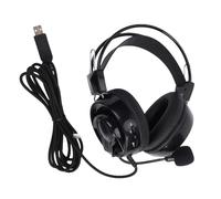 Fabater Casque USB avec Microphone, Casque USB Rotatif à 120°, Filaire Confortable pour Les Cours en Ligne, Les Examens de Langue, la Lecture de Musique