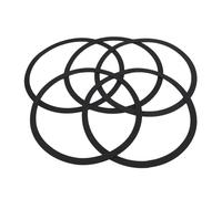 Fabater Cercles Surround en Mousse pour Haut-parleurs, Paquet de 6 Bagues d'étanchéité pour Haut-parleurs, capacité de Charge élevée, Réduction du Bruit, pour Voitures Améliorées