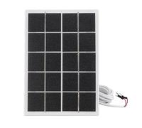 Fabater Chargeur de Panneau Solaire Monocristallin monté sur Le Mur pour Le Panneau Solaire pour Les Vidéos 4 3 Plus 2, Puissance Continue pour la Caméra de sécurité, L'installation Légère/Facile