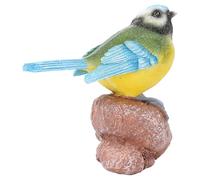 Fabater Charmant Ornement de Sculpture Harz Vogel pour la Maison de Jardin Décor Hauswarming pour la Famille des Amis (sur la Pierre)