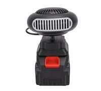 Fabater Chauffage d'espace alimenté par Batterie, Deux Batteries Rechargeables de 1300 MAh, Chauffage de Voiture Portable, Dégivreur de Vitre de Voiture avec Conception Anti-basculement pour