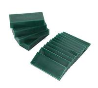 Fabater Cire à Découper en Tranches pour la Fabrication de Bijoux, 15 Pièces de Blocs de Cire à Modeler Verte, de Gravure Professionnelle pour la Sculpture, le Modelage et l'usinage, Fournitures